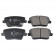 Brake Pad Set, disc brake ADG042185 Blue Print