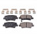 Brake Pad Set, disc brake ADG042188 Blue Print