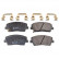 Brake Pad Set, disc brake ADG042191 Blue Print