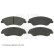 Brake Pad Set, disc brake ADG04230 Blue Print, Thumbnail 2