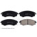 Brake Pad Set, disc brake ADG04233 Blue Print, Thumbnail 2