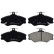 Brake Pad Set, disc brake ADG04234 Blue Print