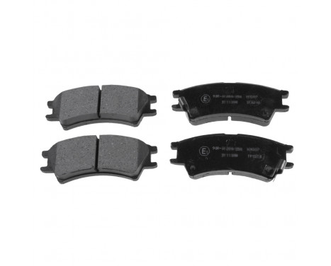 Brake Pad Set, disc brake ADG04237 Blue Print