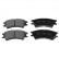 Brake Pad Set, disc brake ADG04237 Blue Print