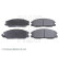 Brake Pad Set, disc brake ADG04239 Blue Print, Thumbnail 2