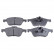 Brake Pad Set, disc brake ADG04243 Blue Print