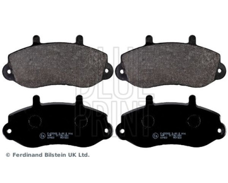 Brake Pad Set, disc brake ADG04246 Blue Print, Image 2