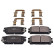 Brake Pad Set, disc brake ADG04251 Blue Print