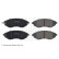Brake Pad Set, disc brake ADG04257 Blue Print, Thumbnail 2