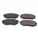 Brake Pad Set, disc brake ADG04258 Blue Print