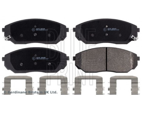 Brake Pad Set, disc brake ADG04258 Blue Print, Image 2