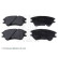 Brake Pad Set, disc brake ADG04260 Blue Print, Thumbnail 2