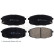 Brake Pad Set, disc brake ADG04261 Blue Print, Thumbnail 2