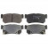 Brake Pad Set, disc brake ADG04262 Blue Print