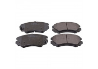 Brake Pad Set, disc brake ADG04263 Blue Print