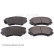Brake Pad Set, disc brake ADG04263 Blue Print, Thumbnail 2