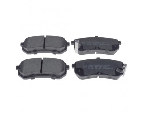 Brake Pad Set, disc brake ADG04267 Blue Print