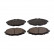 Brake Pad Set, disc brake ADG04268 Blue Print