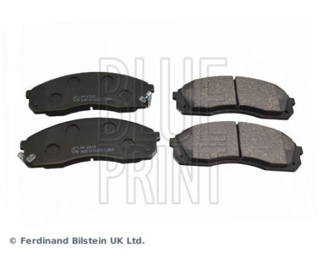 Brake Pad Set, disc brake ADG04270 Blue Print, Image 2