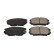 Brake Pad Set, disc brake ADG04271 Blue Print