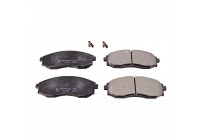 Brake Pad Set, disc brake ADG04273 Blue Print
