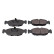 Brake Pad Set, disc brake ADG04276 Blue Print