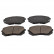 Brake Pad Set, disc brake ADG04278 Blue Print