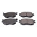 Brake Pad Set, disc brake ADG04279 Blue Print