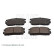 Brake Pad Set, disc brake ADG04281 Blue Print, Thumbnail 2