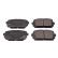 Brake Pad Set, disc brake ADG04283 Blue Print
