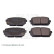 Brake Pad Set, disc brake ADG04283 Blue Print, Thumbnail 2