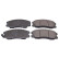 Brake Pad Set, disc brake ADG04285 Blue Print