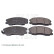 Brake Pad Set, disc brake ADG04285 Blue Print, Thumbnail 2