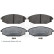 Brake Pad Set, disc brake ADG04287 Blue Print, Thumbnail 2