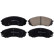 Brake Pad Set, disc brake ADG04290 Blue Print