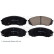 Brake Pad Set, disc brake ADG04290 Blue Print, Thumbnail 2