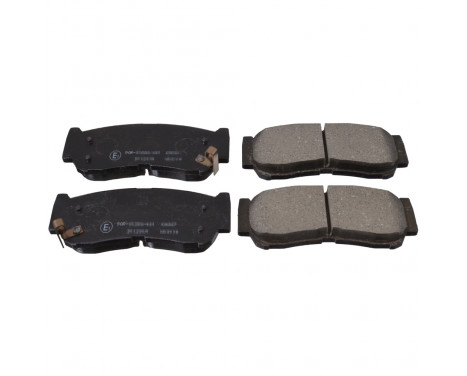 Brake Pad Set, disc brake ADG04292 Blue Print