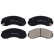 Brake Pad Set, disc brake ADG04293 Blue Print