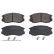 Brake Pad Set, disc brake ADG04295 Blue Print, Thumbnail 2