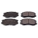 Brake Pad Set, disc brake ADG04295 Blue Print