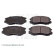 Brake Pad Set, disc brake ADG04295 Blue Print, Thumbnail 2