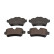 Brake Pad Set, disc brake ADG04299 Blue Print