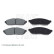 Brake Pad Set, disc brake ADH24205 Blue Print, Thumbnail 2