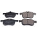 Brake Pad Set, disc brake ADH242102 Blue Print
