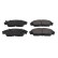 Brake Pad Set, disc brake ADH24218 Blue Print