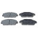 Brake Pad Set, disc brake ADH24242 Blue Print