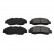 Brake Pad Set, disc brake ADH24246 Blue Print