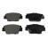 Brake Pad Set, disc brake ADH24249 Blue Print