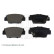 Brake Pad Set, disc brake ADH24249 Blue Print, Thumbnail 2