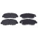 Brake Pad Set, disc brake ADH24255 Blue Print